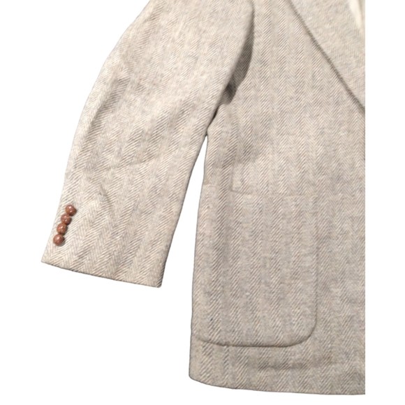 Stanley Blacker Men's Wool Tweed Sport Coat Blazer Brown Size 44R USA - Picture 3 of 9